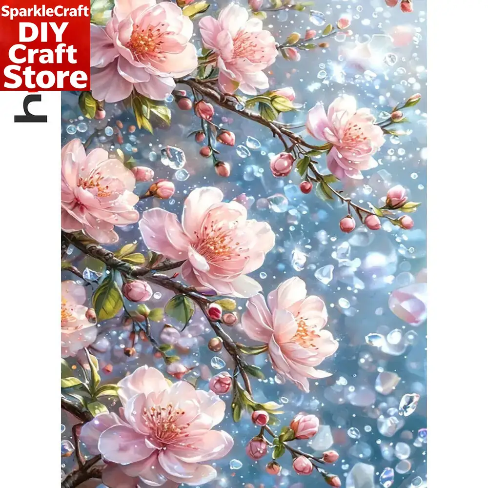 Embroidery Uae - unframe DIY Diamond Painting Flower Full