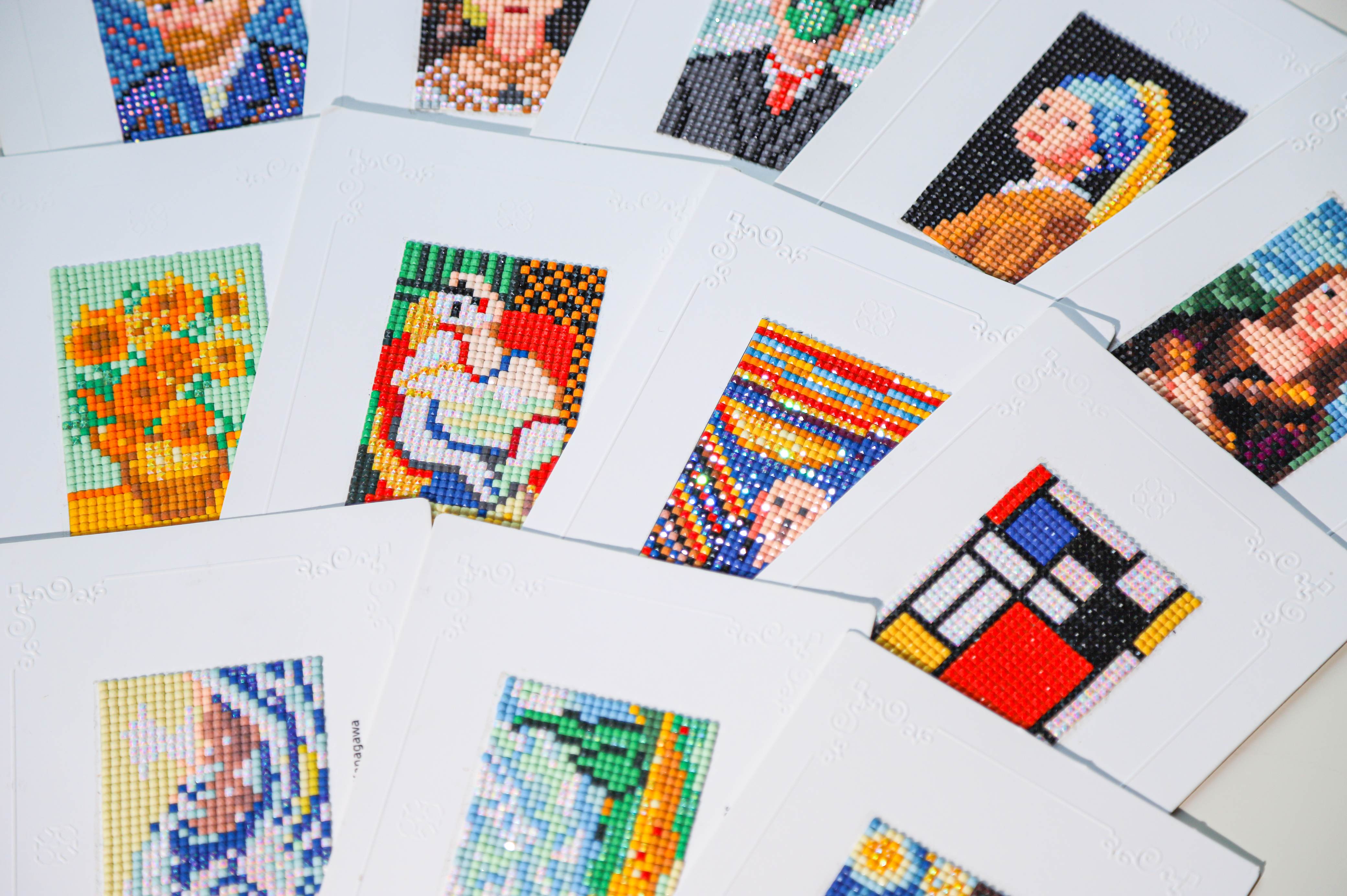 Embroidery Uae - 12PCS Mini Diamond Painting Kits -