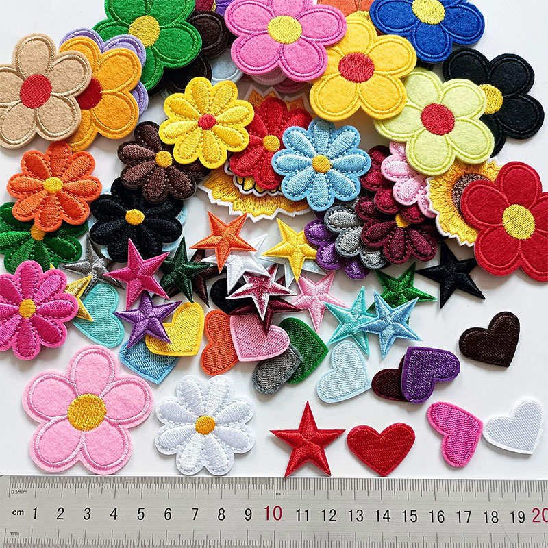 2-10Pcs Flower Iron on Patches – Embroidery Daisy Flower Bewertung und Preis