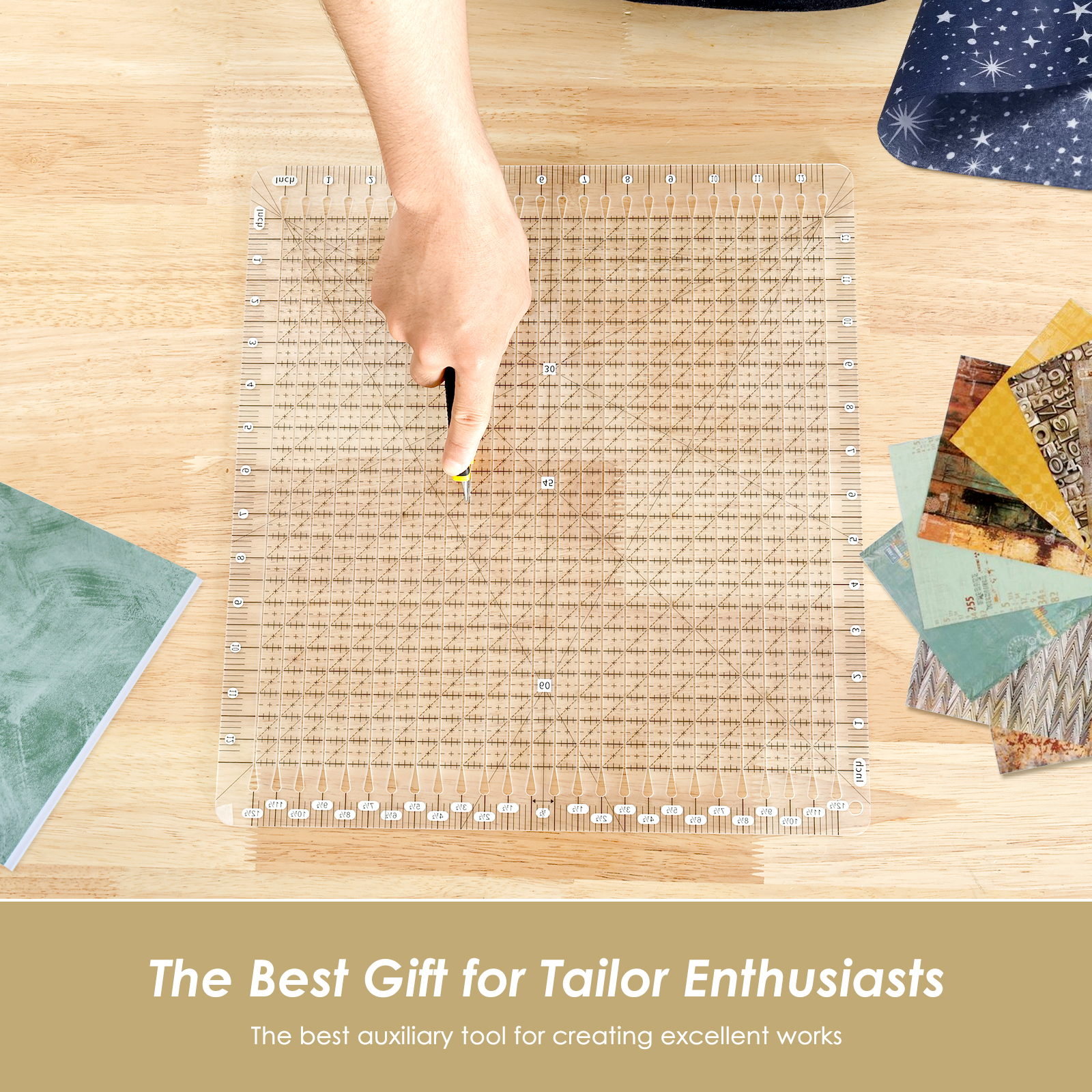 Quilting Ruler 12 x 12 Inches  – Embroidery Converter Bewertung und Preis