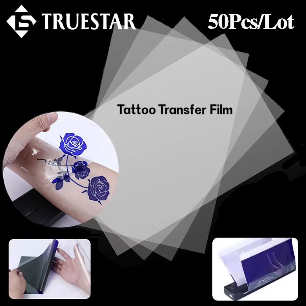 50PCS Transparent Tattoo Trans – Transfer Paper Carbon Bewertung und Preis