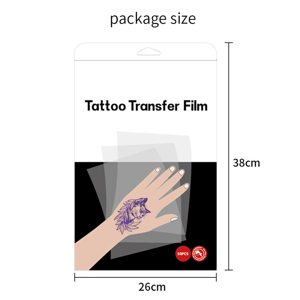 50PCS Transparent Tattoo Trans – Transfer Paper Carbon Bewertung und Preis