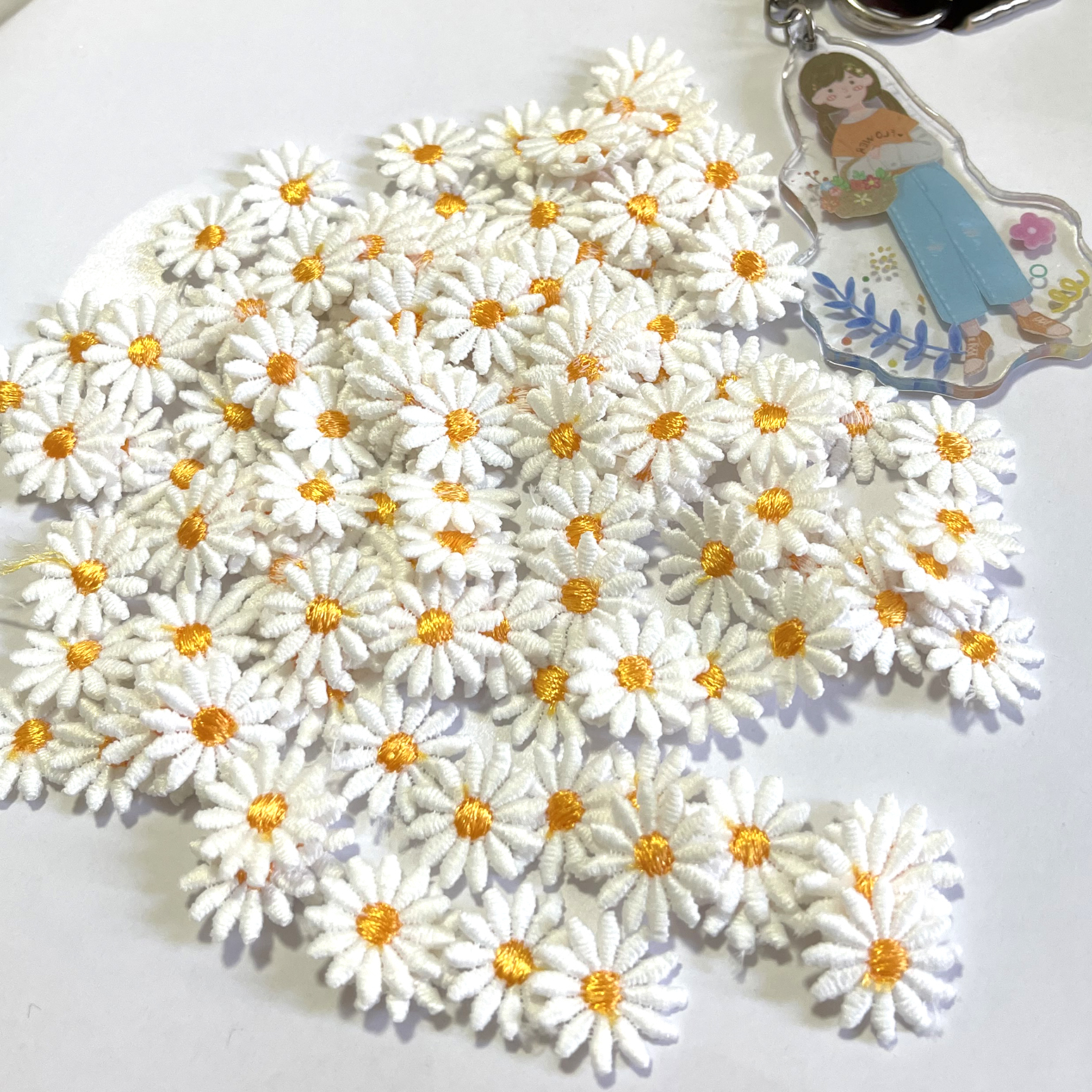 AHYONNIEX 100pcs Mini Daisies  – Embroidery Daisy Flower Bewertung und Preis
