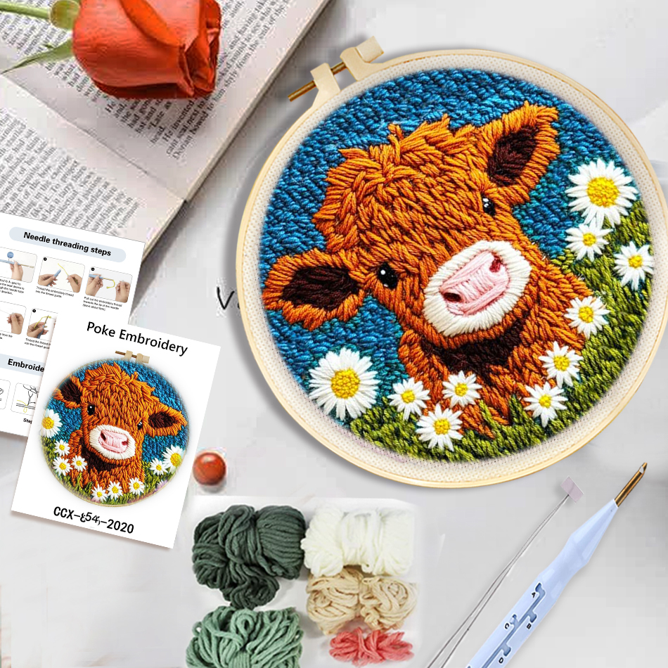 DIY Punch Needle Embroidery Ki – Embroidery Daisy Flower Bewertung und Preis