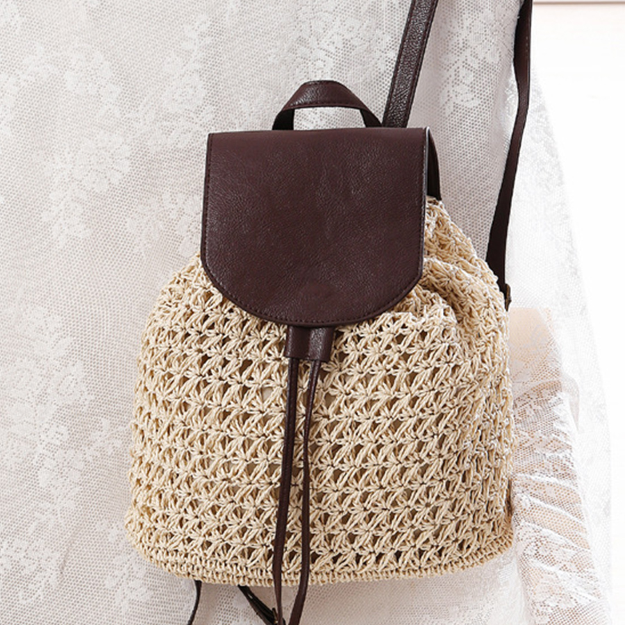 Summer's straw flip backpack n – Embroidery Bali Bewertung und Preis