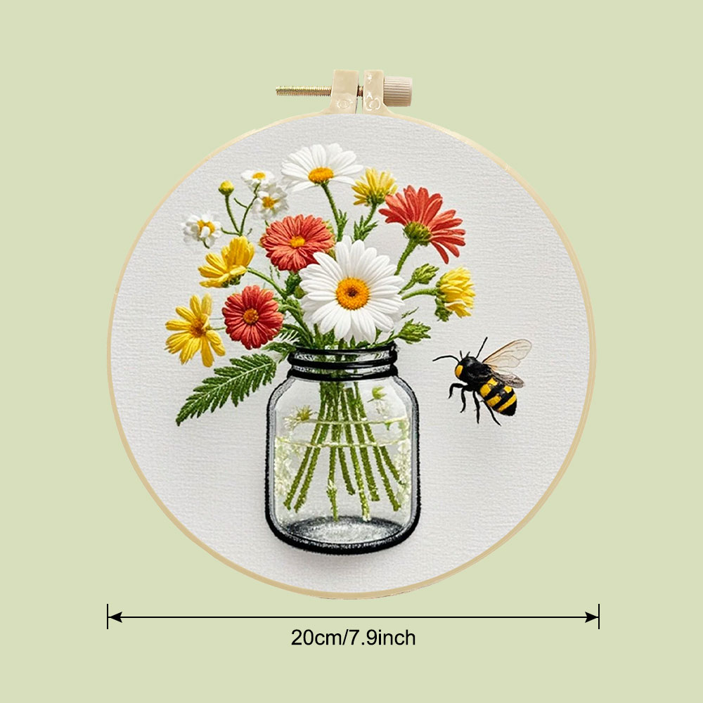 1PCS Diy Embroidery Kits Daisy – Embroidery Daisy Flower Bewertung und Preis
