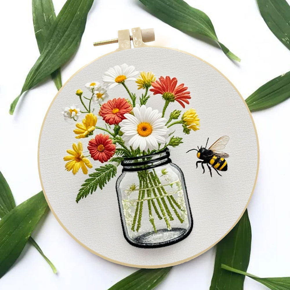 1PCS Diy Embroidery Kits Daisy – Embroidery Daisy Flower Bewertung und Preis