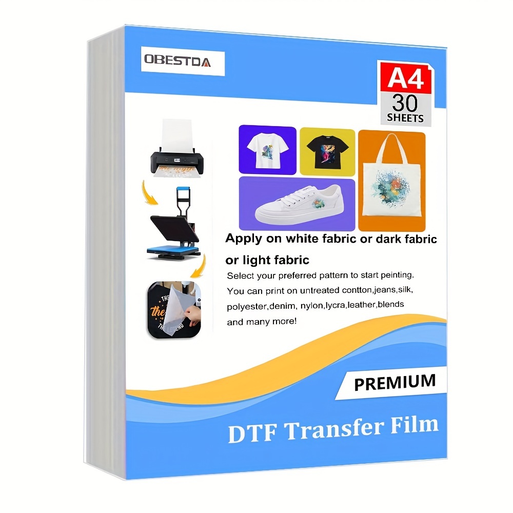 A4 30 Pcs DTF Transfer Film PE – Transfer Paper Carbon Bewertung und Preis