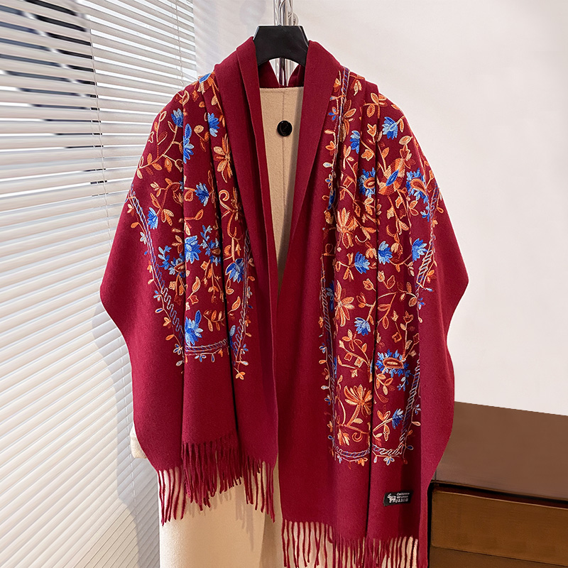 New Luxury Design Winter Embro – Embroidery Pashmina Bewertung und Preis