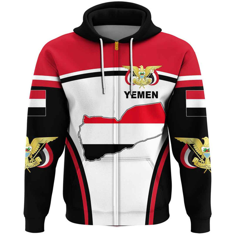Vintage Men's Hoodie Yemen Fla – Embroidery Legacy Bewertung und Preis