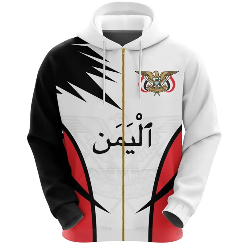 Vintage Men's Hoodie Yemen Fla – Embroidery Legacy Bewertung und Preis