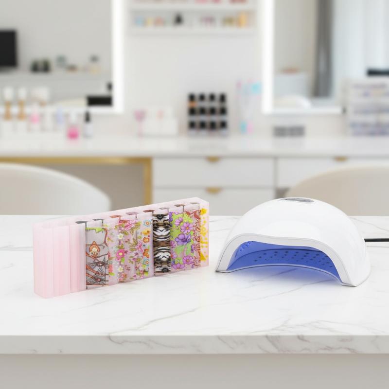 10-Grid Macaron Nail Foil Stor – Transfer Paper Carbon Bewertung und Preis