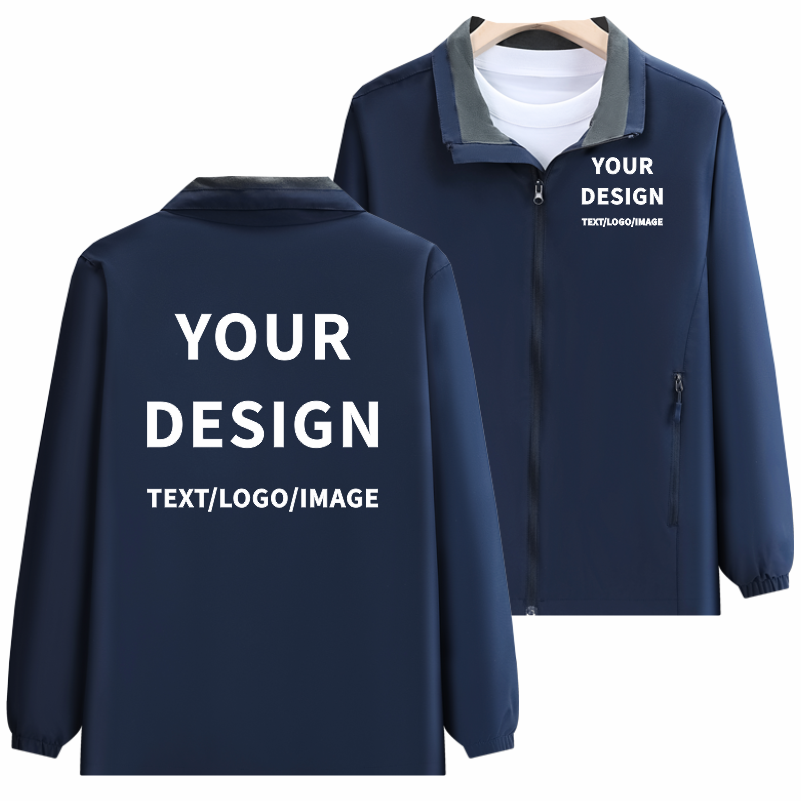 Fashion Solid Color Jacket Cus – Embroidery Design Logo Bewertung und Preis
