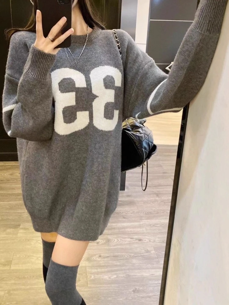 Y2K Vintage Knitted Sweater Wo – Embroidery Origin Bewertung und Preis