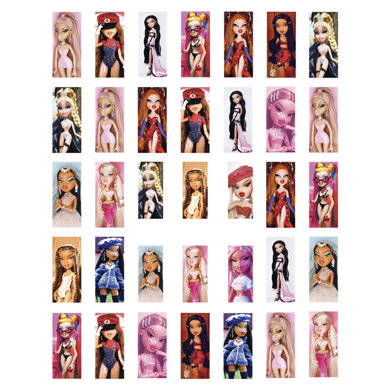 1Pc 3D Doll Design Nail Sticke – Transfer Paper Carbon Bewertung und Preis