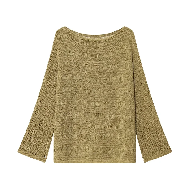 Vintage Boat Neck Knit Sweater – Embroidery Origin Bewertung und Preis