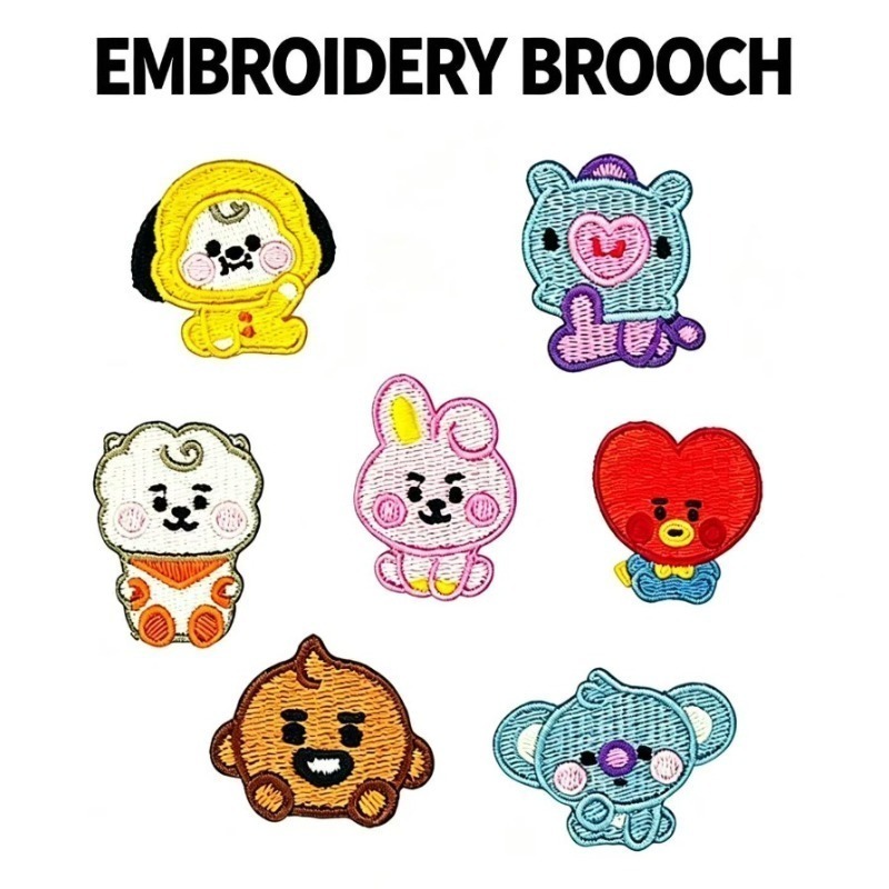 BT21 Cute Baby Embroidered Bro – Embroidery Bag Bewertung und Preis