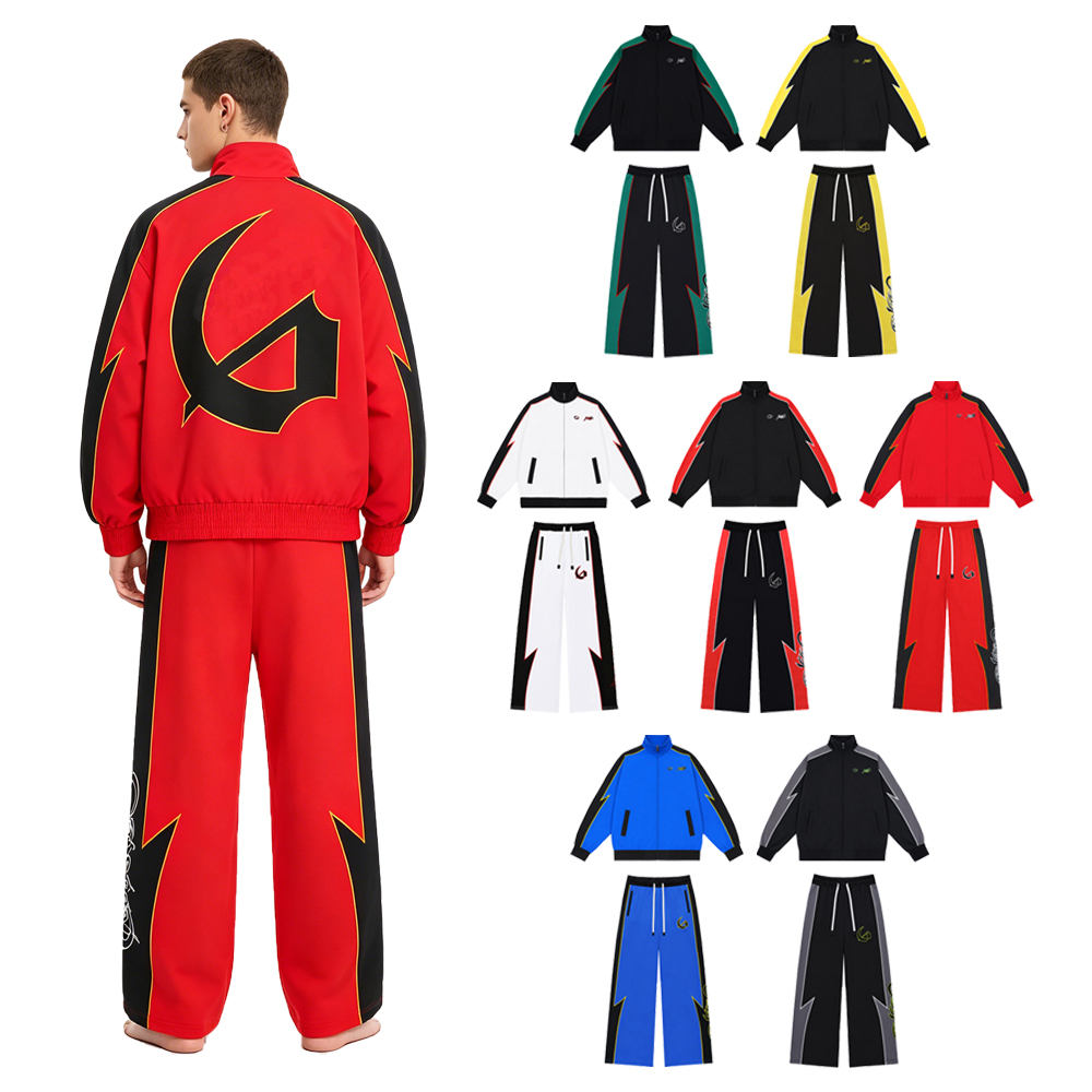 Y2k Streetwear Men's Sets Two  – Embroidery Letter Bewertung und Preis