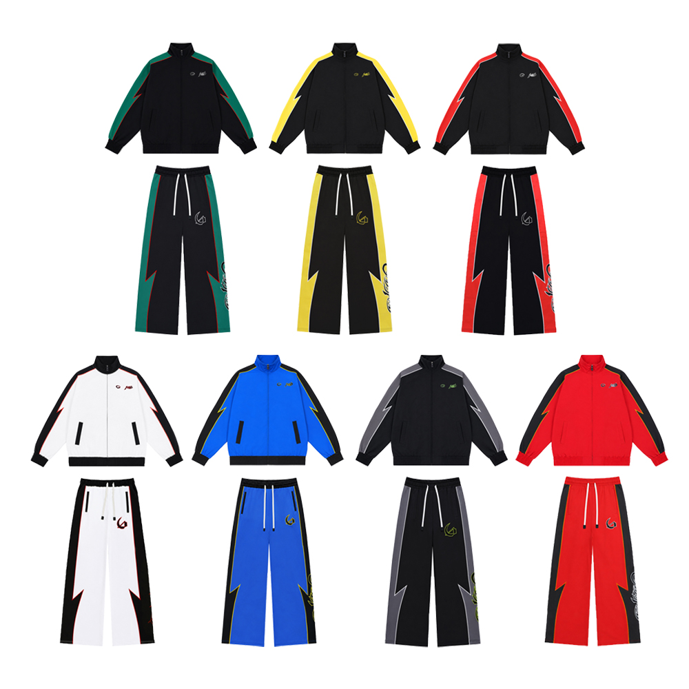 Y2k Streetwear Men's Sets Two  – Embroidery Letter Bewertung und Preis
