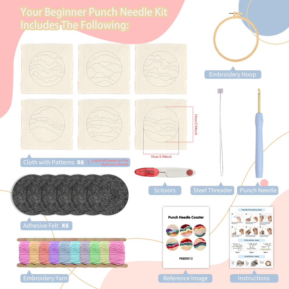 GATYZTORY Punch Needle Coaster – Embroidery Converter Bewertung und Preis