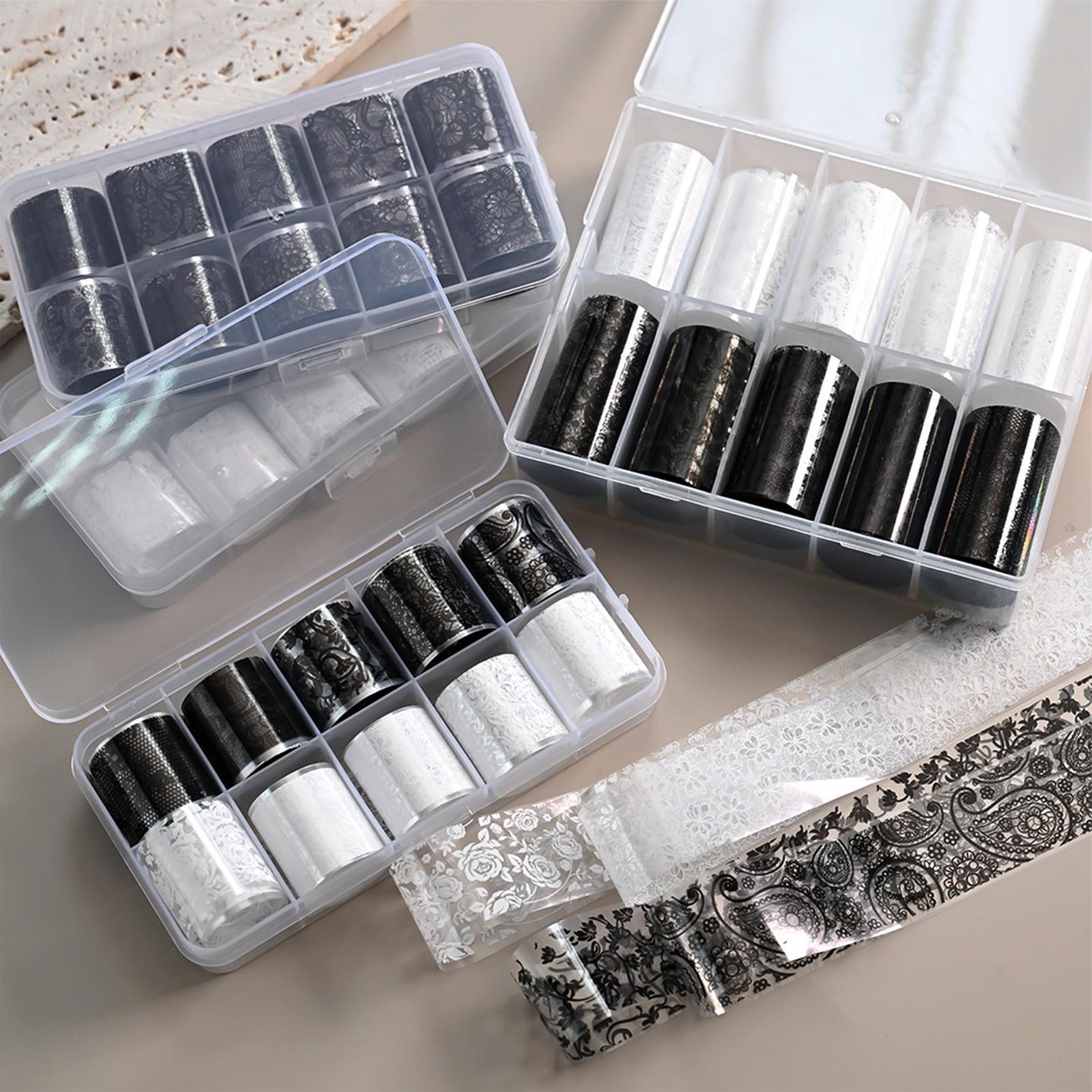 10pcs White Black Lace Nails A – Transfer Paper Carbon Bewertung und Preis