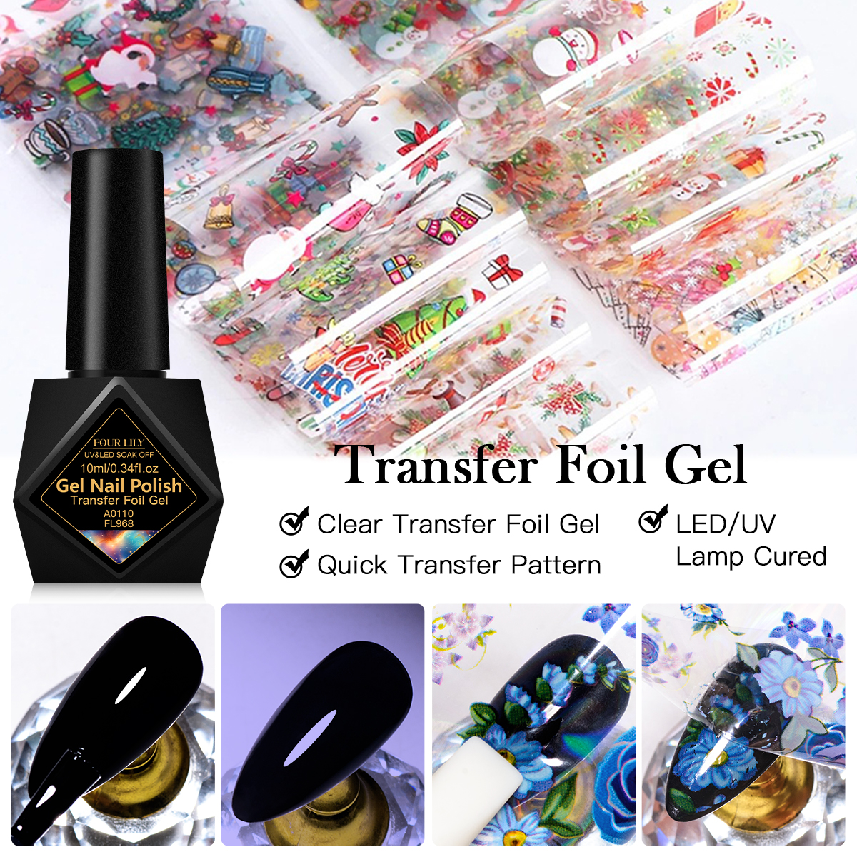 10ml Transfer Foil Nail Gel Po – Transfer Paper Carbon Bewertung und Preis