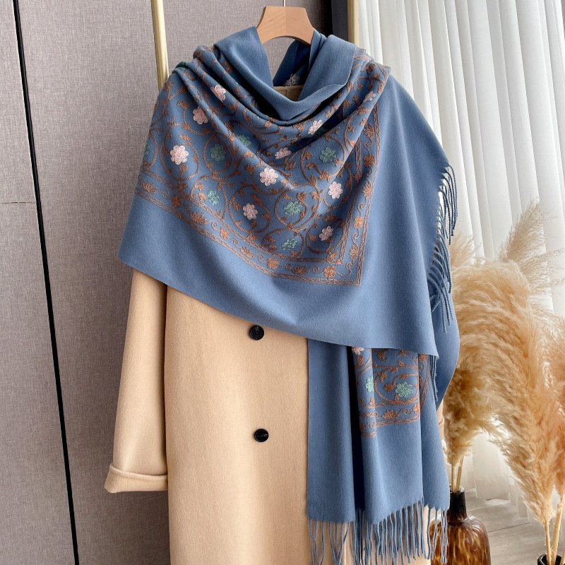 2025 New Embroidery Cashmere S – Embroidery Pashmina Bewertung und Preis