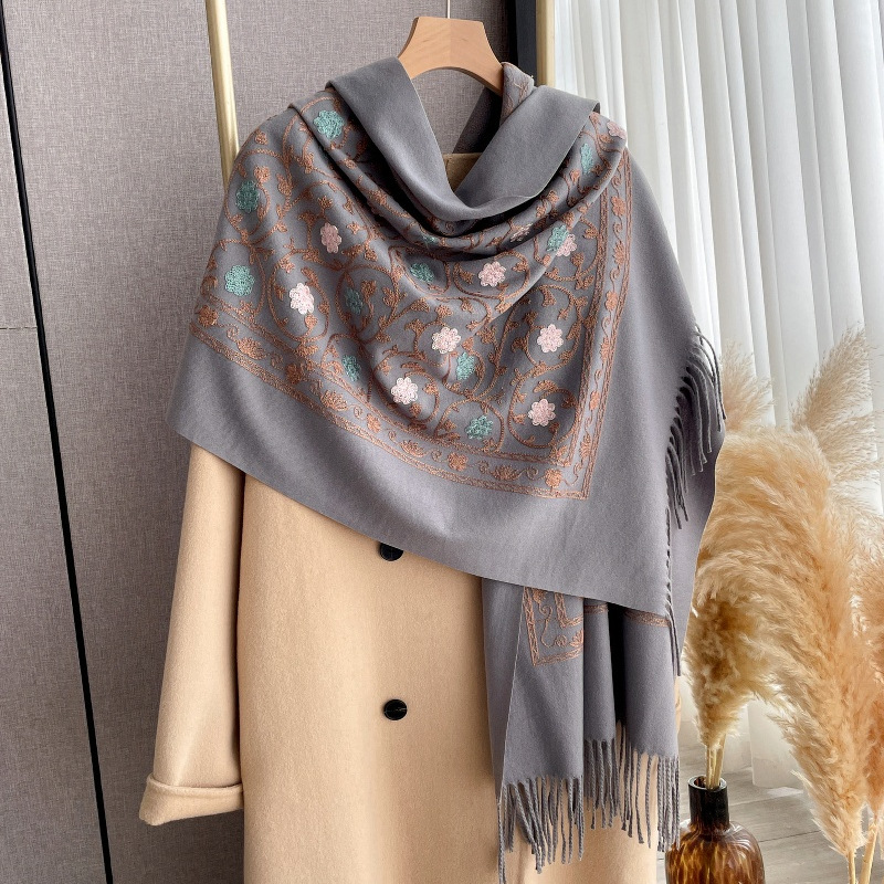 2025 New Embroidery Cashmere S – Embroidery Pashmina Bewertung und Preis