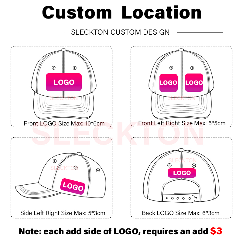 SLECKTON Custom Logo Baseball  – Embroidery Design Logo Bewertung und Preis