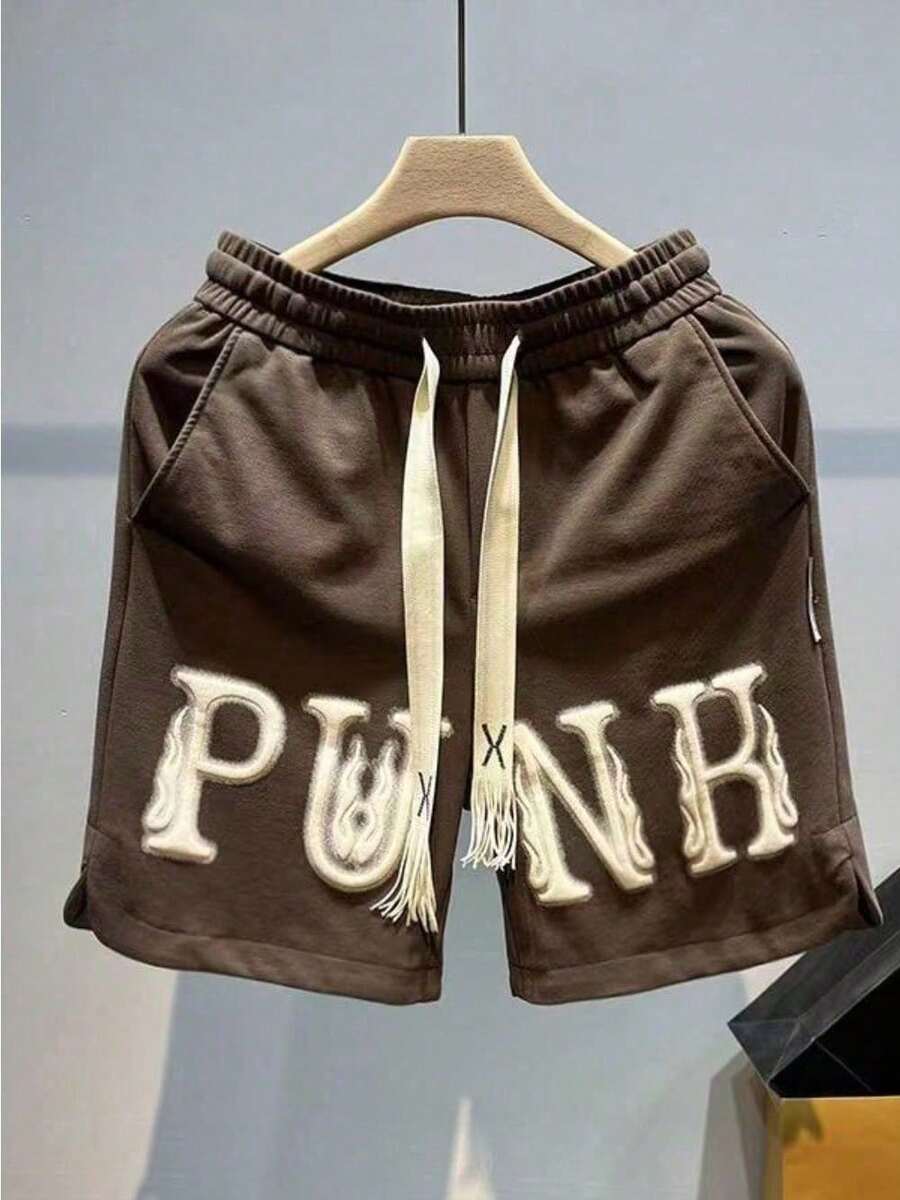 Mens Casual Punk Style Shorts  – Embroidery Letter Bewertung und Preis
