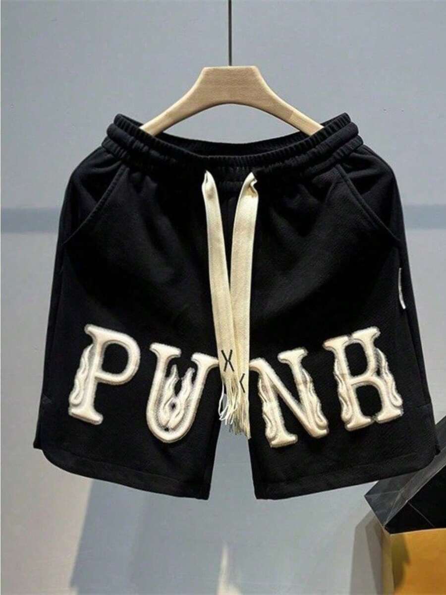 Mens Casual Punk Style Shorts  – Embroidery Letter Bewertung und Preis