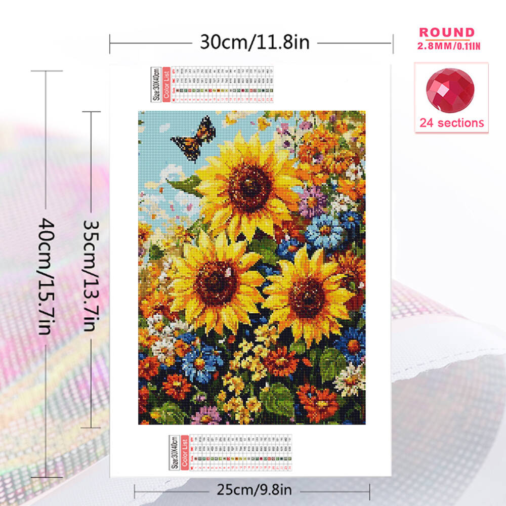 Evershine Full Square Round Di – Embroidery Daisy Flower Bewertung und Preis