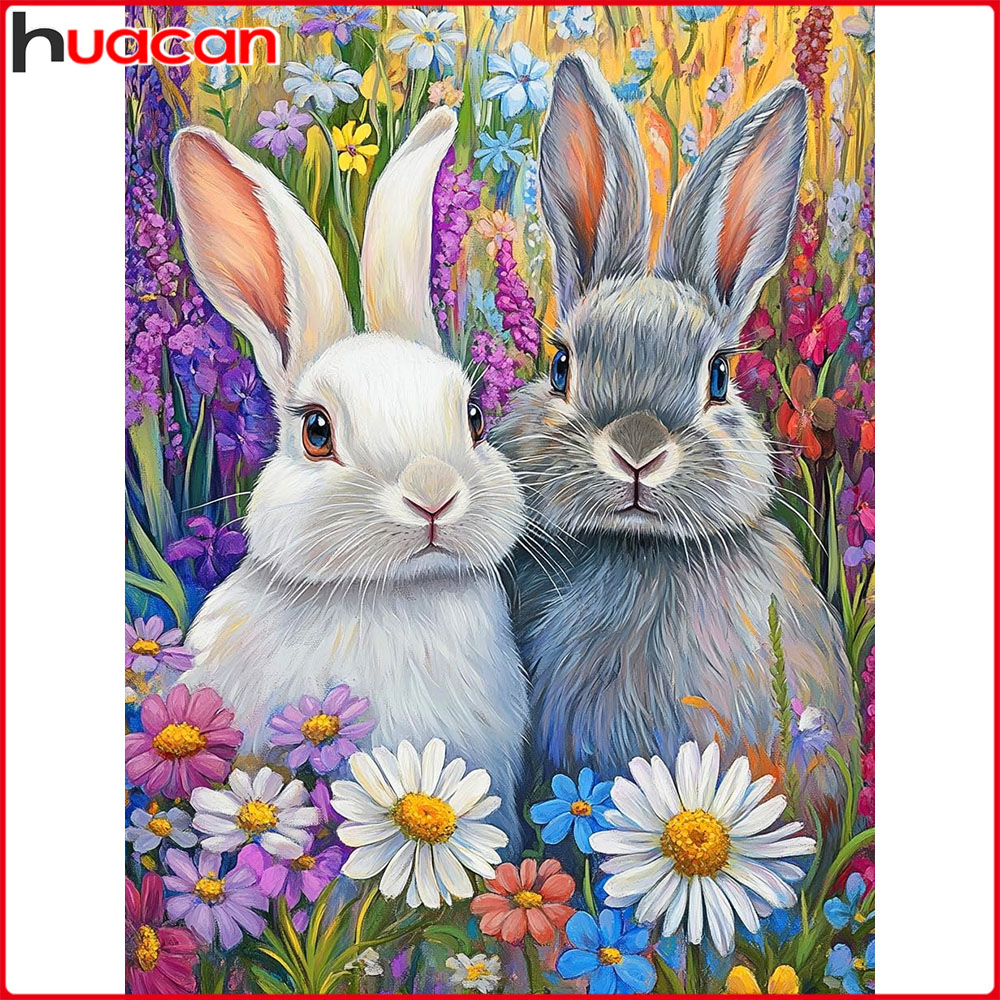 Huacan Full Square Round Diamo – Embroidery Daisy Flower Bewertung und Preis