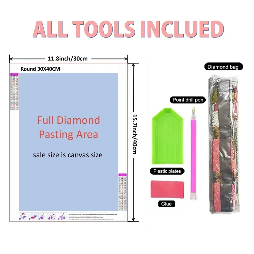 5d DIY Diamond Art Painting Ki – Embroidery Bali Bewertung und Preis
