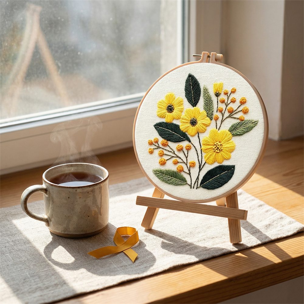 MomoArt DIY Embroidery Kit Flo – Embroidery Daisy Flower Bewertung und Preis