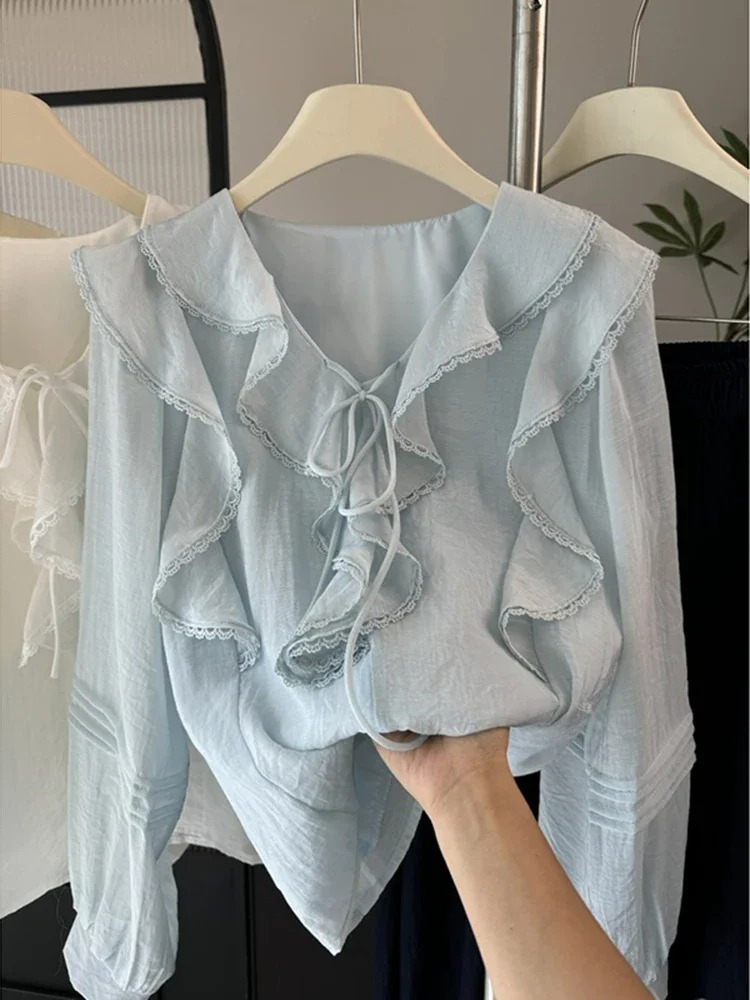 French V-Neck Chic Long Sleeve – Embroidery Origin Bewertung und Preis