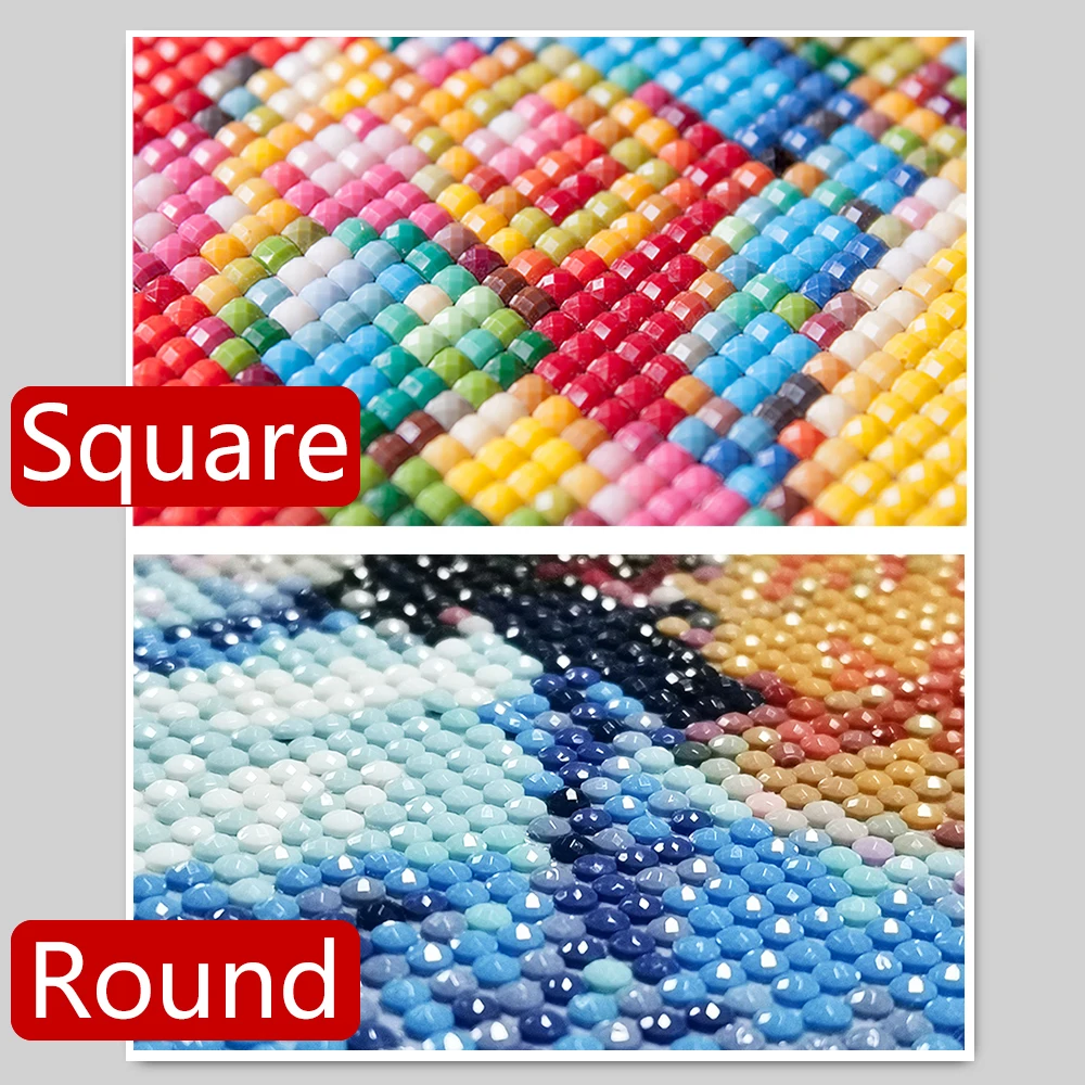Frameless,5D DIY Square/Round  – Embroidery Uae Bewertung und Preis