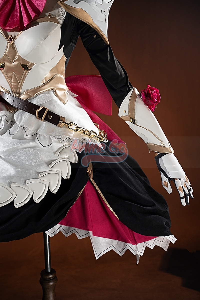 Noelle Genshin Impact Cosplay  – Embroidery Print Bewertung und Preis