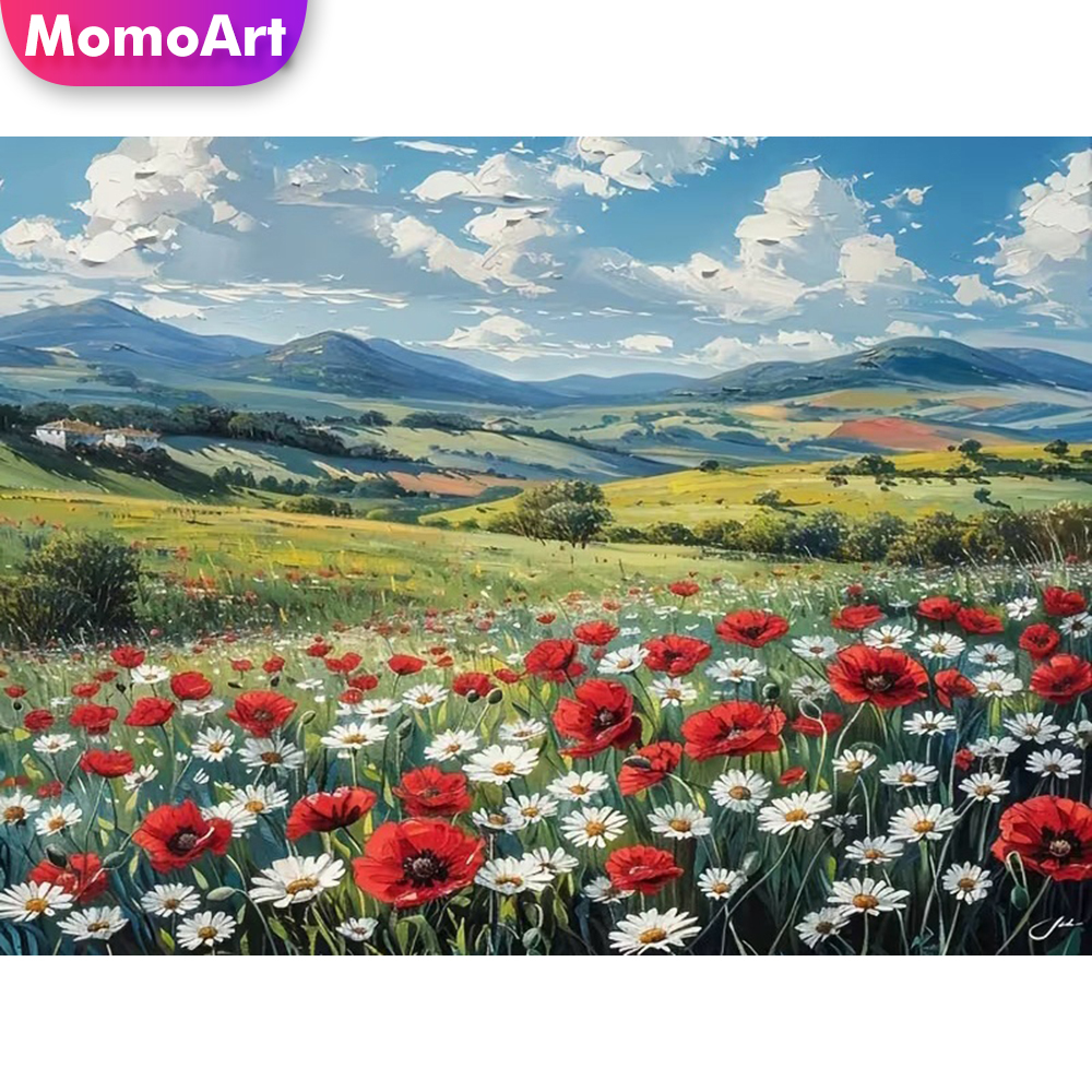Momoart 5D DIY Diamond Paintin – Embroidery Daisy Flower Bewertung und Preis