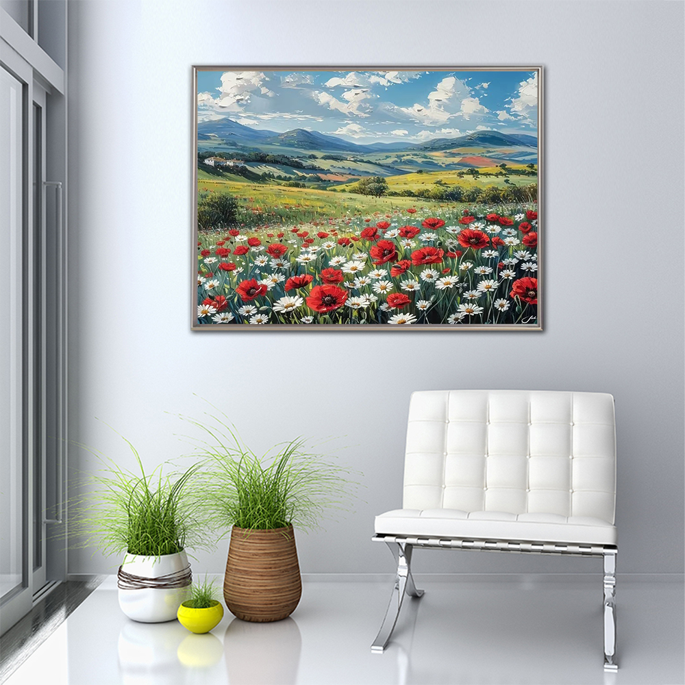 Momoart 5D DIY Diamond Paintin – Embroidery Daisy Flower Bewertung und Preis