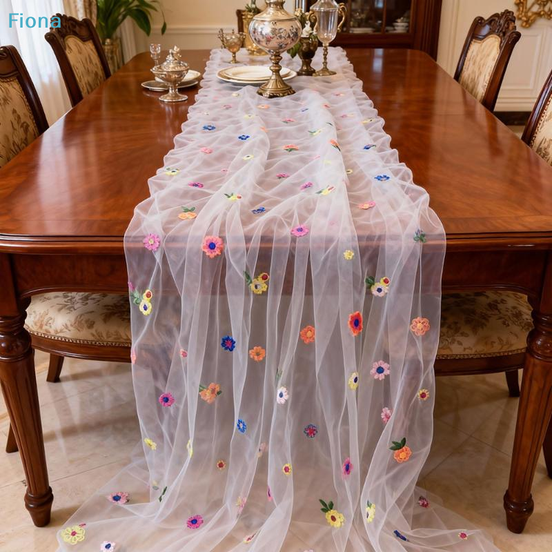 ✔Embroidery Daisy Table Runner – Embroidery Daisy Flower Bewertung und Preis