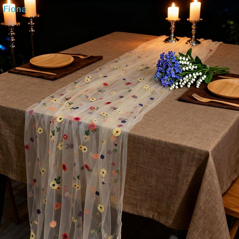 ✔Embroidery Daisy Table Runner – Embroidery Daisy Flower Bewertung und Preis